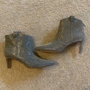 Veronica Beard Lexi Metallic Boots